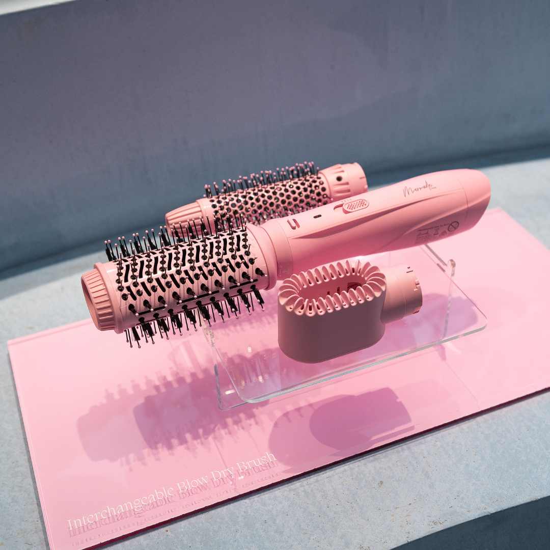 Interchangeable Blow Dry Brush - Pink