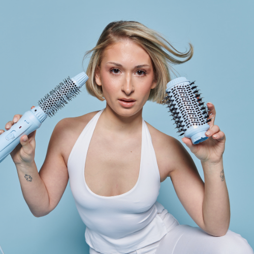 Sky Blue Interchangeable Blow Dry Brush