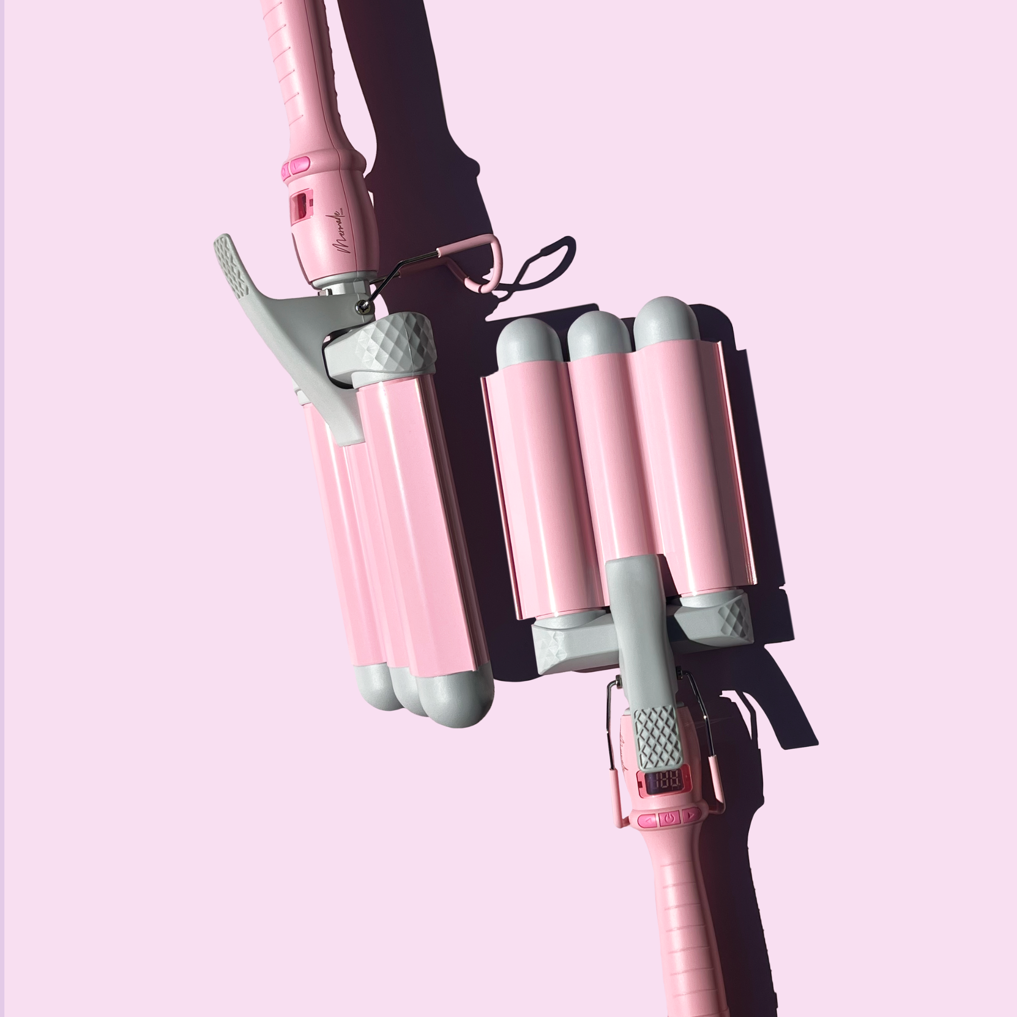 Mermade PRO Hair Waver - 32mm Pink