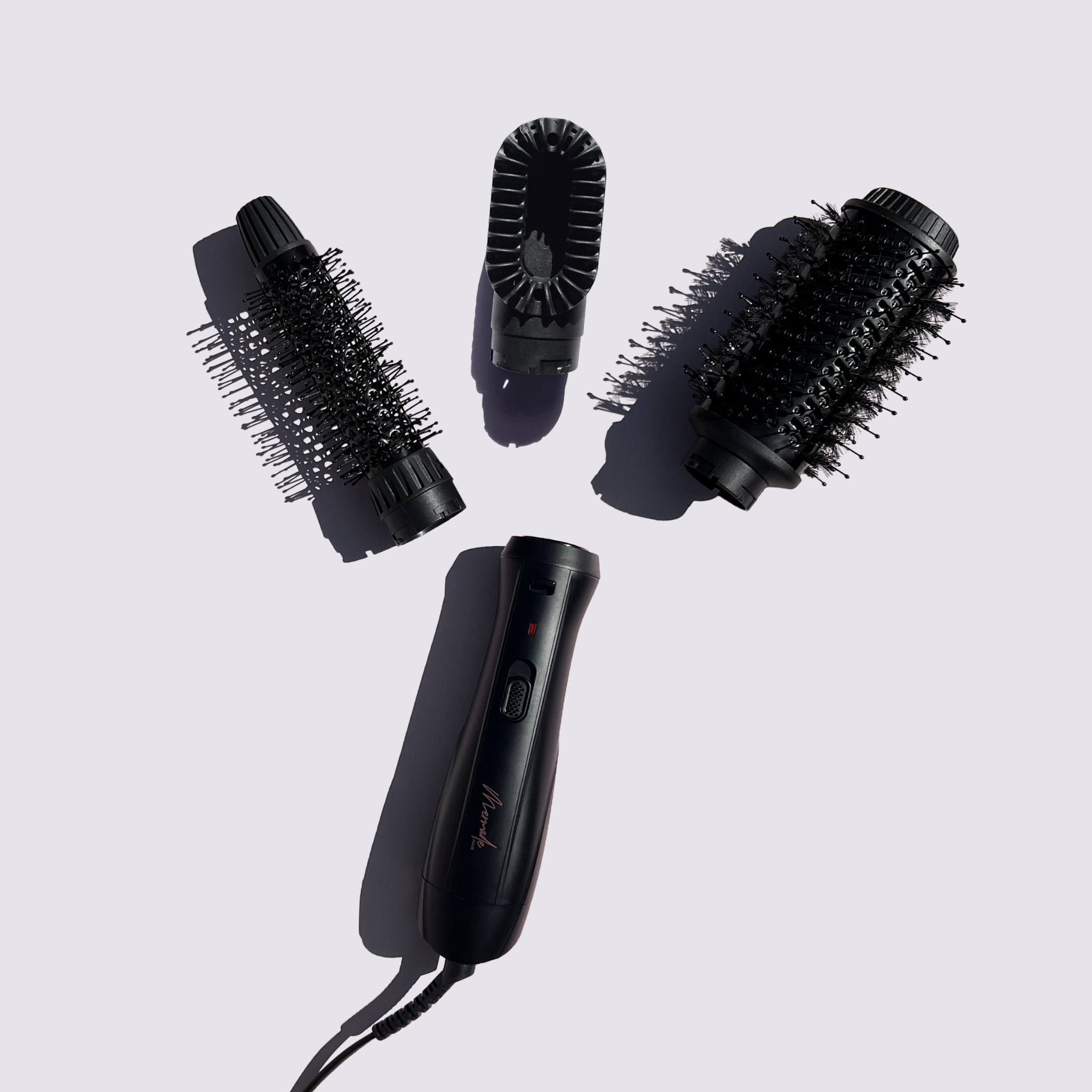 Mermade Hair Interchangeable Blow Dry Brush - Sleek Black