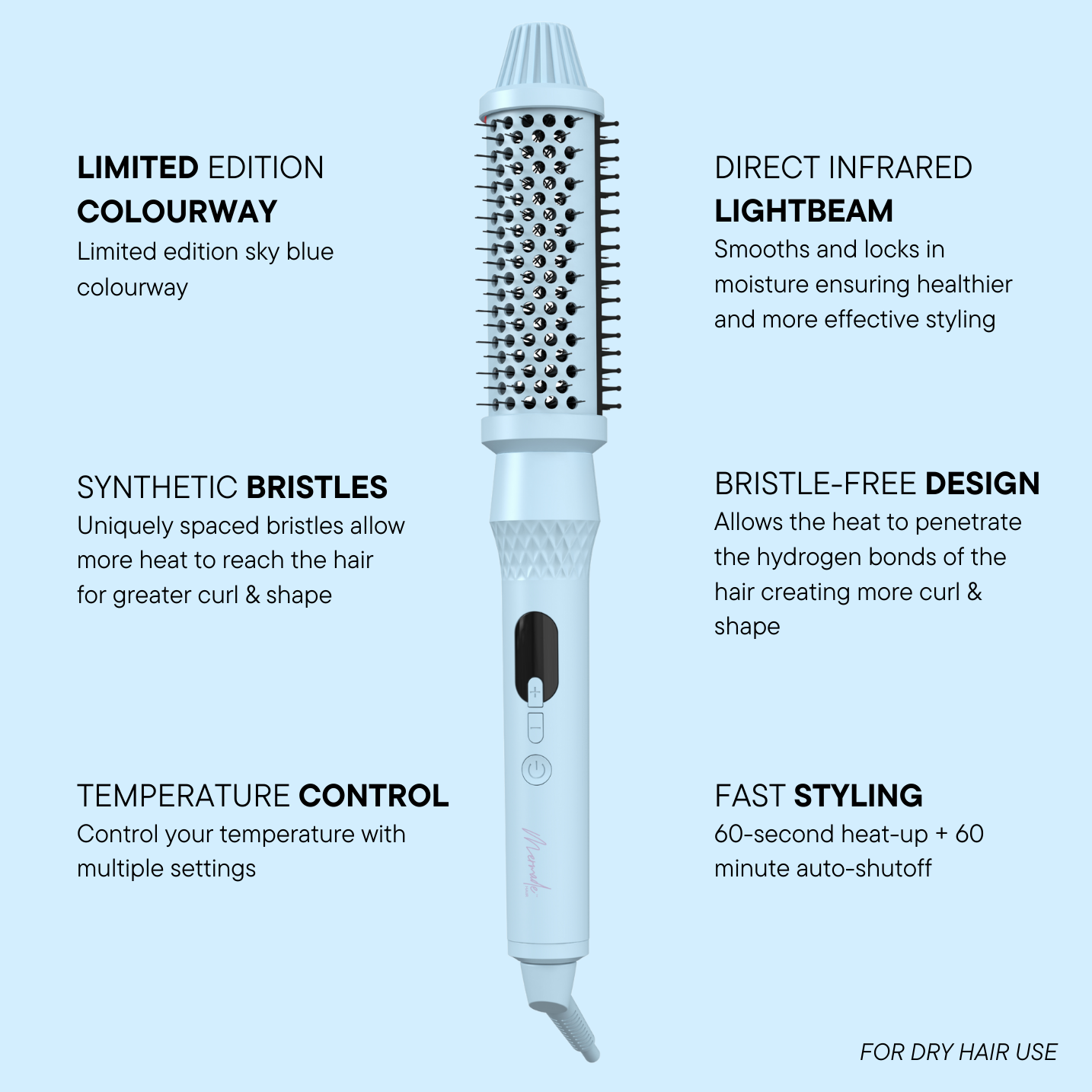 Sky Blue Infrared Thermal Brush