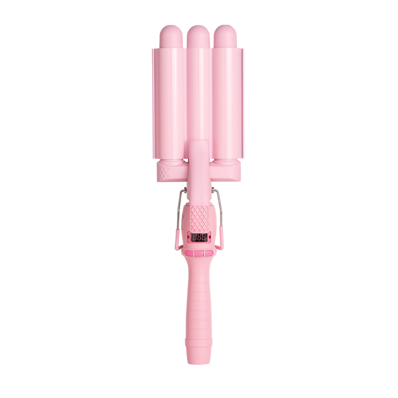 Mermade PRO Mini Hair Waver - 25mm Pink Front