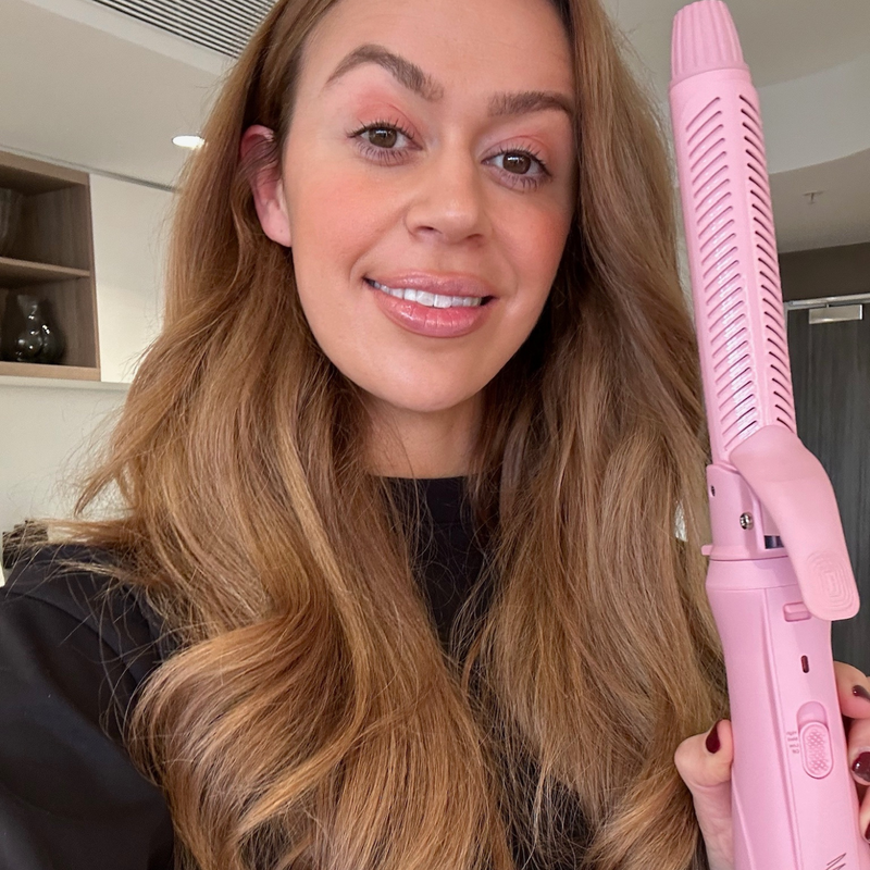 Air top curling wand