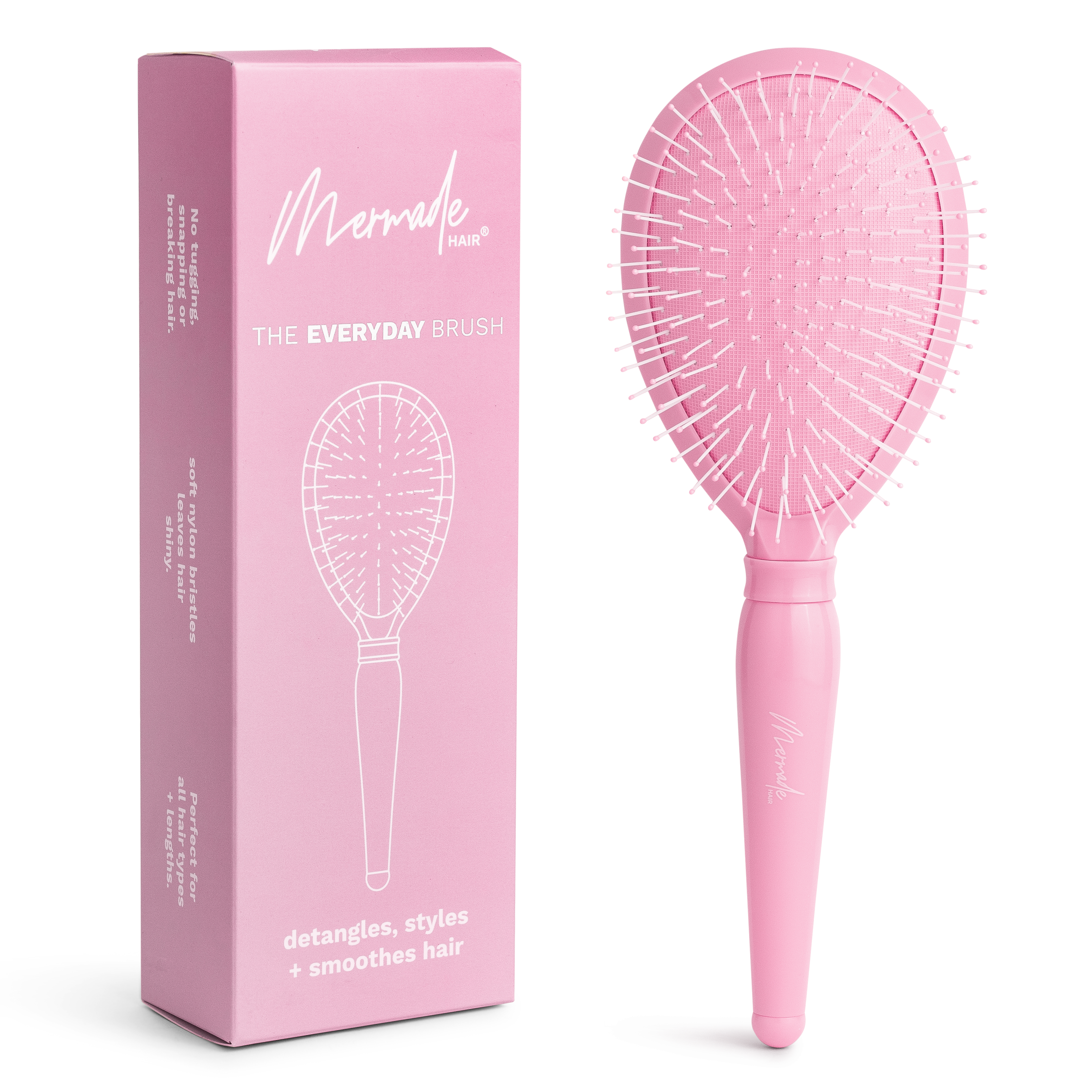 Mermade Hair Everyday Brush - flatlay with box