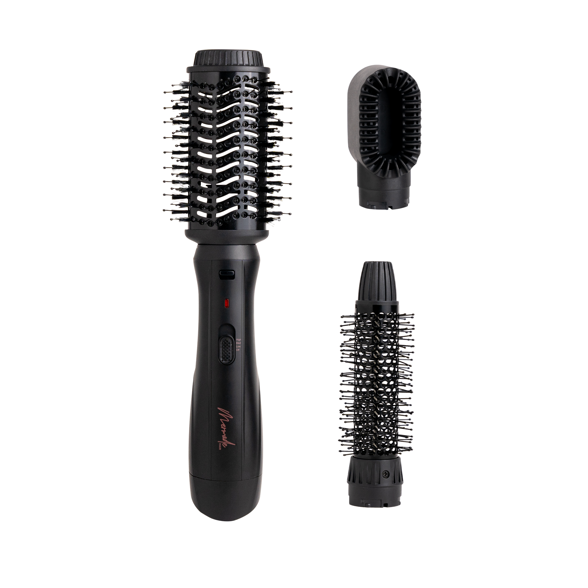 Mermade Interchangeable Blow Dry Brush Sleek Black