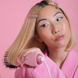 Model using Mermade's Blow Dry Brush - Signature Pink