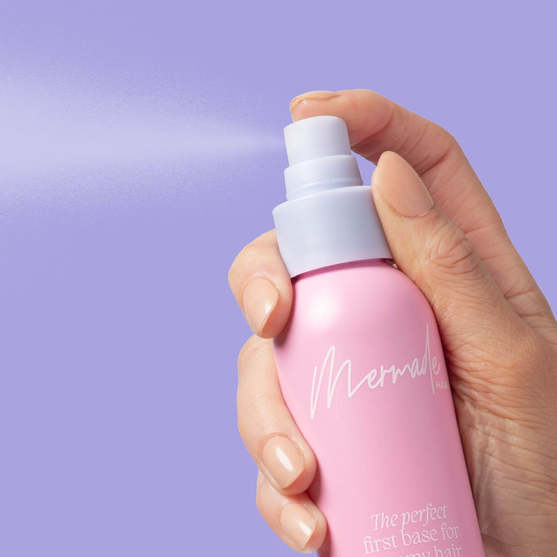 Mermade Hair Primer Styling with a spray attachment